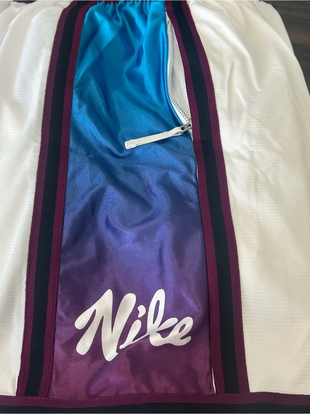 New Men's Nike Dri-Fit DNA+ White Basketball Shorts Loose Fit Size Large